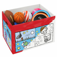 Bankers Box At Play Toy Box - Sport-Use markers, crayons, or paint to decorate your Bankers Box Toy Box
