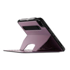 Zugu Alpha Case for 11" iPad Pro - 2020/2021 - Purple-High Quality external matte synthetic purple leather