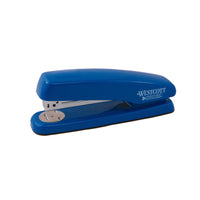 Westcott Full-Strip 20-Sheet Capacity Stapler with Antimicrobial Protection - Blue-Full-strip desktop stapler