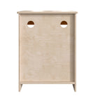 Flash Furniture Bright Beginnings Commercial Grade Wooden Kid's Two Shelf Kitchen Cabinet-Kid Friendly Rounded Corners for Safety
