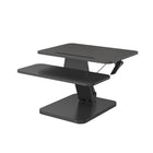 ShoppingAll 25"W Height Adjustable Sit to Stand Desk Converter Workstation - Black-The stand riser comes out of the box pre-assembled for the most part. All you have to do is place it on your desk, and attach the keyboard tray