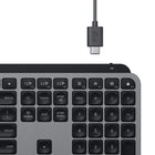 Logitech MX Keys Advanced Wireless Illuminated Keyboard for Mac - Space Gray-Spherically dished keys are crafted for the shape of your fingertips - and feature a Mac key layout. A row of Fn keys can be customized for your specific creative workflow