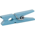 JAM Paper Wood Clothing Pin Clips, Medium, 1 1/8, Blue, 2 Packs of 50, 100 Total (230726776a)-5