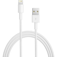 Apple Lightning to USB Cable-This USB 2.0 cable connects your iPhone or iPod with Lightning connector to your Mac or PC’s USB port for syncing and charging, or to the Apple USB Power Adapter for convenient charging from a wall outlet

