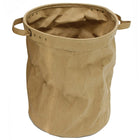 Cathay Importers Eco-Friendly Paper Round Storage Basket, Brown, Small (EC-21-0055)-Brown Paper