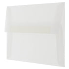JAM Paper A6 Invitation Envelopes, 4.75 x 6.5, Clear Translucent Vellum, 250 Pack (13756H)-Blank interior for personalized message