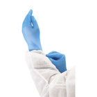 Globe Nitrile Powder Free Medical Gloves - 4mil - Small - Sky Blue - 100 Pack-100 Pack