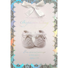 Rosedale 5-1/2" x 8" Baby Baptism Greeting Cards And Envelopes, 6 Pack (19668)-Printed on premium uncoated card stock