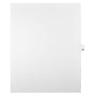 Mark Maker Legal Exhibit Index Tab White Single Tabs, 1/25th Cut, Letter Size, No Holes, Number 38, 25 Pack-White Single Tabs, 1/25th Cut