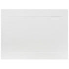 JAM Paper Blank Note Cards, White with Panel Border, A6 size, 4.63 x 6.25, 200 Pack (1751001g)-White