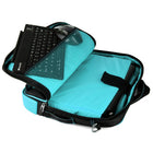 Vangoddy 12" Laptop Messenger Bag - Aqua-Laptop Compartment fits up to 12" Laptop