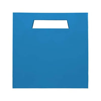 Jam Paper Heavy Duty Die Cut Glossy Gift Bags with Rectangular Handle - Large - 15" x 5 1/2" x 15" - Blue - 3 Pack-Color: Blue Glossy