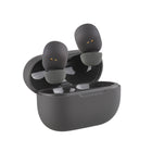 Basic Tech True Wireless Earbuds - Charcoal-32 ft. Bluetooth signal range