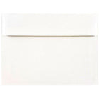 JAM Paper A7 Foil Lined Envelopes, 5.25 x 7.25, White with Silver Lining, 250 Pack (3243671H)-Blank interior for personalized message