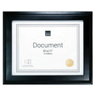 kieragrace Oxford Wood Document Frame, 8.5" x 11", Black, 12 Pack-Holds 8.5x11" document