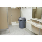 Rubbermaid Brute Garbage Receptacle Funnel Top - Grey - 3/8" Diameter-22.3" dia x 5" H