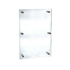 Azar Displays Acrylic Standoff Sign Holder, 24" x 36" (105536)-Sign holder