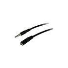 StarTech Muhsmf2M Trrs Headset Extension Cable, Black-90% spiral wrapped connector provides shielding against EMI and RFI interference
