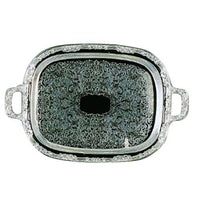 Elegance Footed Tea Tray-This 23" x 15" Rectangular Silver Plated Tray is elegant and will add style and sophistication to your dining room.