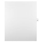 Mark Maker Legal Exhibit Index Tab White Single Tabs, 1/25th Cut, Letter Size, No Holes, Number 112, 25 Pack-White Single Tabs, 1/25th Cut