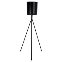 Truu Design Floor Planter with Stand, 12 x 32-inch, Black-Measurement: The overall planter measures 12”L x 14"W x 32”H in dimensions