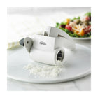 Trudeau Cheese Rotary and Zest Grater Set-Zest: Ultra fine surface to zest, Sliding protective handle for storage, Retractable handle and Non slip base