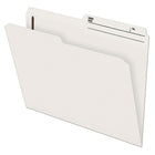 Pendaflex 1/2 Cut Ivory File Folders - Letter Size - 10 Pack-2" capacity fastener