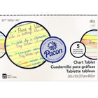 Pacon Coloured Paper Chart Tablet Paper, 1" Rule, 24" x 16", 75 Pack (PAC74732)-Age group and grade: Grades pre-school - 12th