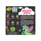 Crayola Unicorn Sidewalk Chalk - 3 Pack-Kids will love creating giant outdoor artwork with tie-dye coloured chalk sticks in the shape of unicorn horns