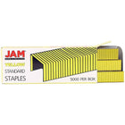 JAM Paper Office & Desk Sets, Stapler Pack of Staples, Yellow (3375YEYE)-Staplers are very sturdy and durable! Fashioned from High Quality Hard Plastic with a smooth finish & a rubber base to prevent slipping