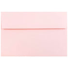 JAM Paper A8 Invitation Envelopes, 5.5 x 8.125, Baby Pink, 250 Pack (155629H)-Baby pink brite hue recycled envelope