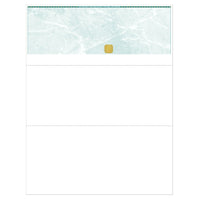Deluxe Top Laser Cheque Green with Gold Hologram, French, 8.5" x 11", 500 Pack-Laser cheque with hologram