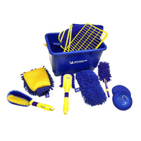 Michelin Ultimate 11-Piece Car Wash Bucket Kit-All-in-one 11-pc car wash and finishing kit