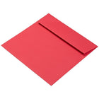 JAM Paper 6 x 6 Square Envelopes, Brite Hue Red Recycled, 100 Pack (2792270g)-Closure: Gum