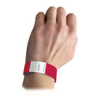 DuPont C-Line Tyvek Security Wristbands - Red - 200 Pack (CLI89104-2)-Red; 100 per pack, sold as 2 packs, 200 wristbands total