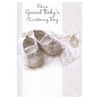 Rosedale 5-1/2" x 8" For a Special Baby's Christening Day Greeting Cards And Envelopes, 12 Pack (15411)-Printed on premium uncoated card stock