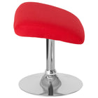 Flash Furniture Egg Series Ottoman - Red Fabric-Taut Upholstery