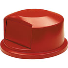 Round Brute Tops, Dia." x H", 24 13/16 x 12 19/32, Red, 16 lbs.-Dimensions Dia." x H" - 24 13/16 x 12 19/32