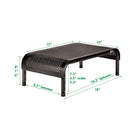 Allsop Metal Art Ergo3 Adjustable Monitor Stand with 15" Wide Platform (31630)-Includes non-skid pads to reduce movement on smooth desks/tables