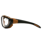 Carhartt Cartage Safety Eyewear Glasses, Clear Anti-Fog, 6 Pack-Scratch resistant polycarbonate lens with a black/tan/camo frame