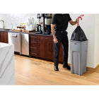 Rubbermaid Untouchable Square Container, Grey-Grey