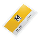 Swingline GBC UltraClear Thermal Laminating Pouch, 2-3/16" x 3-11/16", 5 mil, Business Card Size, 25 Pack-5 mil