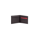 Champs Black Label Leather RFID Flip-up Passcase Wallet, Brown-7 credit card slots