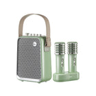 Divoom Songbird Home ktv Sound Set Portable Karaoke Bluetooth Small Speaker With Dual Wireless Microphone - Green-Powerful Sound: Enjoy high-quality sound with a powerful 50W output that delivers clear and crisp audio.