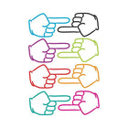Ashley Die-Cut Magnets, Pointing Fingers, 6 Pack-Organizer, pointing fingers die-cut magnets