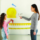 Hand2Mind NumberLine Clock - Magnetic Demonstration Clock - Multicolor-5