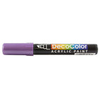 Marvy Uchida Chisel-Tip Acrylic Paint Marker - Metallic Violet - 2 Pack-Quantity: 2 per pack