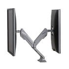 Heartwood 100-MA2 Pneumatic Dual LCD Monitor Arm, Silver-Max. 27", 16 LB each monitor