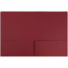 JAM Paper Premium Paper Cardstock Two Pocket Presentation Folders, Dark Red, 12 Pack (2166613305g)-Purple