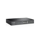 TP-Link TL-SG1016DE 16-Port Gigabit Easy Smart Switch-Provides network monitoring, traffic prioritization and VLAN features